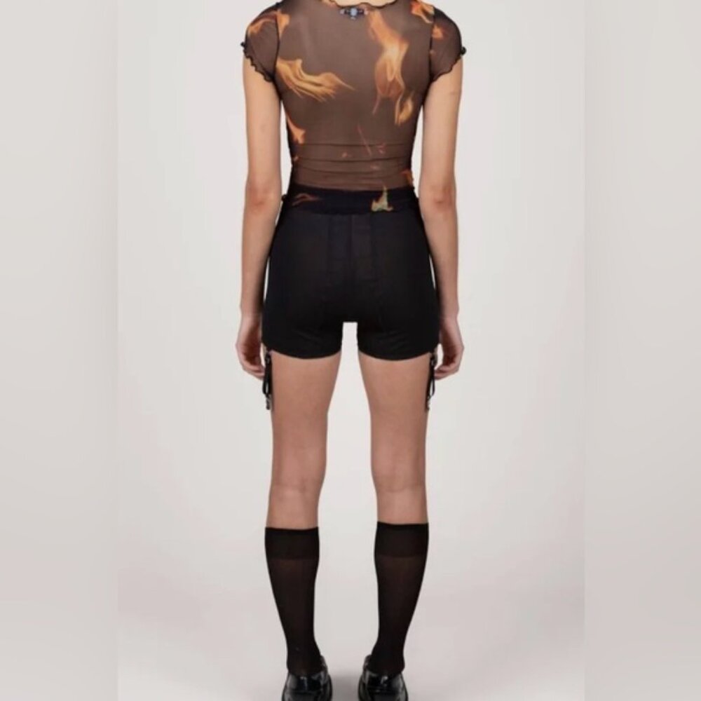 PRISCAVERA Flame Mesh Bay Tee